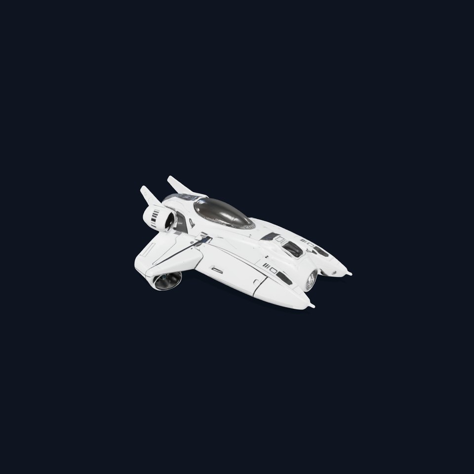 Futuristic Spaceship Model Pack